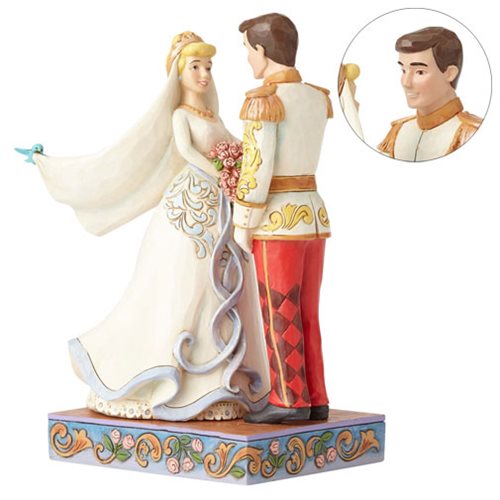 Disney Traditions Cinderella and Prince Charming Wedding Statue